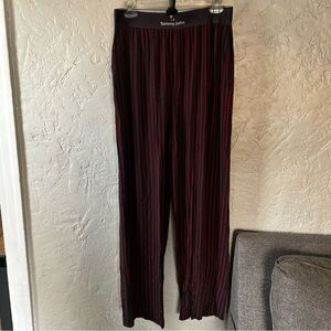 Tommy John Second Skin Pajama Pants Green/Red Stripes